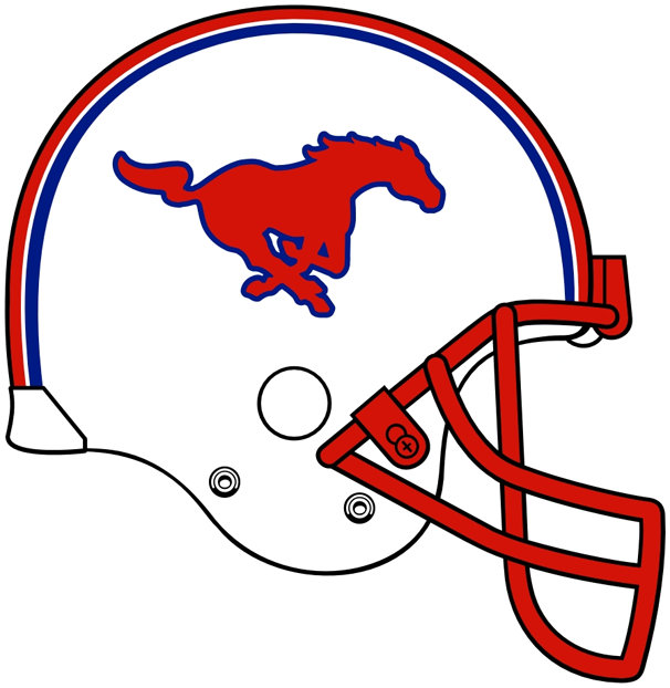 Southern Methodist Mustangs 0-Pres Helmet Logo diy fabric transfers
